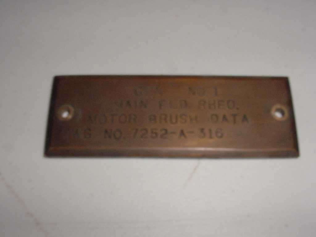 Rheostat plate